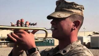 1st Marine Division (Forward) Band plays 'Taps'