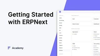 Getting Started with ERPNext - ERP tutorial