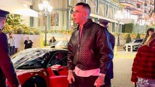 Famous Italian Singer SFERA EBBASTA Driving His NEW FERRARI SF90 Stradale at Hotel de Paris Monaco