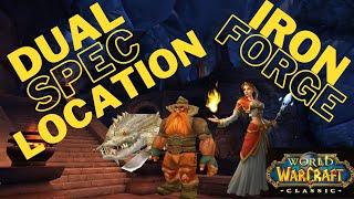 Wow SOD Phase 3 Dual Spec Location: Ironforge