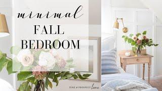 Minimal Fall Decor in our Bedroom!