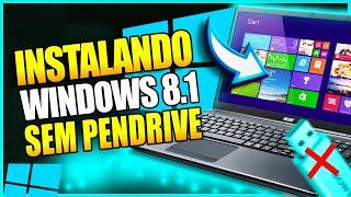 Como INSTALAR Windows 8.1 SEM PENDRIVE, Aprenda Formatar o PC [2023]