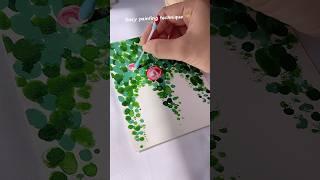 Easy Painting Techniques #shorts #art #painting #youtubeshorts