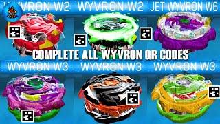 COMPLETE ALL WYVRON QR CODES BEYBLADE BURST APP | TOTAL BURST