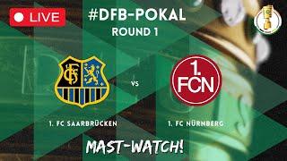 DFB POKAL 2024/25 -  FC Saarbrücken vs FC Nürnberg I LIVE MATCH I ROUND 1