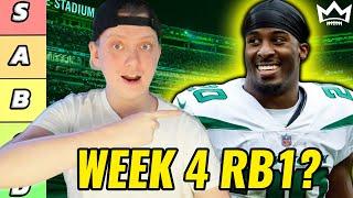 Top 36 Running Back Rankings for Week 4 Fantasy Football