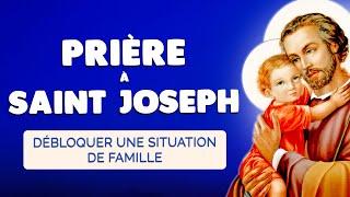  PRIÈRE pour DÉBLOQUER une Situation de FAMILLE avec SAINT JOSEPH