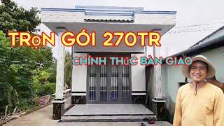 Nhà 4m ×16m trọn gói 270tr , nay chính thức bàn giao  .