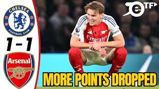 CHELSEA 1-1 ARSENAL  PREMIER LEAGUE LIVE REACTION  FORGET THE TITLE RACE WERE 9 POINTS BEHIND