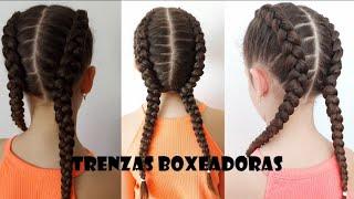 TRENZAS BOXEADORA | como hacer unas MAGNÍFICAS trenzas boxeadora PASO A PASO | @lidiaruless