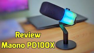 Review Micro Maono PD100X giá 960k: có RGB, XLR,...