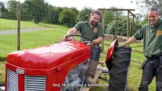 Noah’s Ark Zoo Farm and Weston College Revitalize historic Massey Ferguson Tractor!