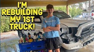 Rebuilding a Wrecked Toyota Tacoma from Copart | Inspection and Detailing | Part 1