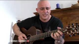 Michael Friedman demonstrating a Brunner Guitar "B-big" (Sinker Redwood / Brazilian Rosewood)