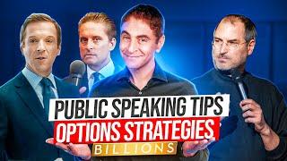 Public Speaking Tips | Options Tips: Wall Street Pro Reacts to Billions TV Show: Season 2 Episode 1