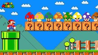 Super Mario Bros. but there are MORE Custom MUSHROOM Characters!