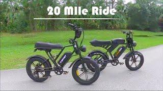 Experience the THRILL of Full Throttle eBike Riding with Amyet G60 and Movcan V30