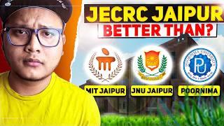 JECRC Jaipur... Better than MIT?  | Placements?  Campus Life  Worth in 2024?Top college in Jaipur