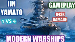 IJN Yamato Action Gameplay In Modern Warships