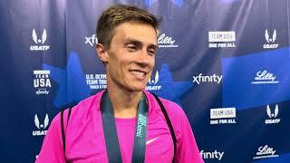 Conner Mantz said he thought of dropping out of the Olympic Trials 10k multiple times