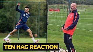 Ten Hag reaction on Jadon Sancho return to Manchester United training | Man Utd News