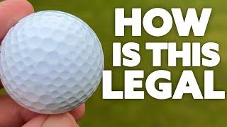 I’m impressed! The LEGAL straight flying golf ball!