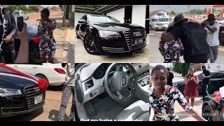 Medikal buys brand new car for fella makafui after ex-boyfriend seized her cars