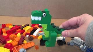 Lego tutorial fun kids video, dinosaur, rocket, pirate ship, jet, shark, robot