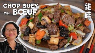 Bœuf et Petits Légumes Sautés | Chop Suey au Bœuf | Mettez les ingrédients que vous avez !