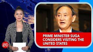 STV JAPAN EVENING l PRIME MINISTER SUGA CONSIDERS VISITING THE UNITED STATES