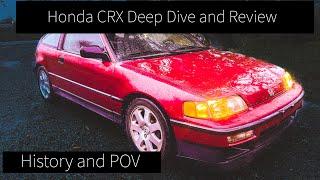 Honda CRX Deep Dive and Review (History and POV drive)