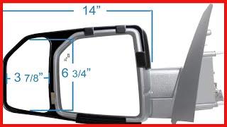 Fit System 81850 Snap and Zap Tow Mirror Pair, (2015 - 2020)