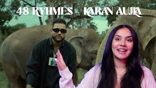 48 Rhymes (Music Video) Karan Aujla Manna Music | New Punjabi Song 2025 AP REACTS