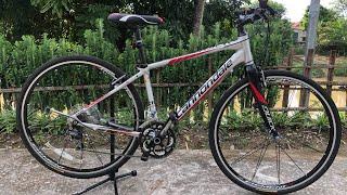 Xe Đạp Touring CANNONDALE QUICK Bản Nhôm Không Sơn Rất Đẹp- Đáng Để Sưu Tầm- Mới Các Bác Tham Khảo