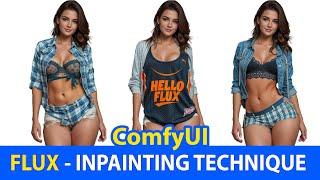 ComfyUI FLUX - Accurate & Easy Inpainting Technique