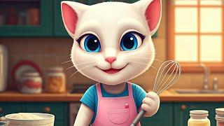 Cute ai cat story | Mom baked pizza #cat #ai #catlover #catvideos #cutecat #aiimages