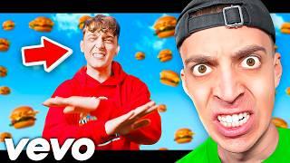 Ich reagiere auf den "BURGERPOMMES 2 SONG" von LUKAS und RASTE AUS... 