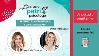 LIVE CON YOLANDA SOBRE "ANSIEDAD"