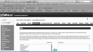Ultracart Configure a digital item