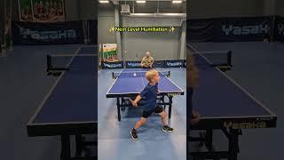 Next Level Table Tennis Humiliation #pingpong #tabletennis