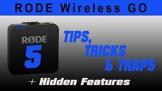 Rode Wireless GO - 5 TIPS, TRICKS and TRAPS plus Hidden Features