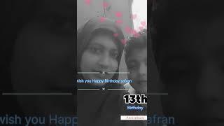 wish you Happy Birthday safran || Dedicated by safran || @j.fonlineclass | #music #tamilsong