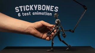 6 stop motion animation Tests using Stickybones puppet by Magshifter