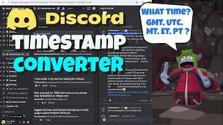 Local Times for Any Discord Event (Discord Timestamp Converter) Easy to Use