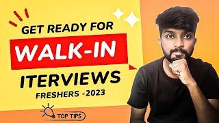 How to prepare yourself for walk-in interviews? Tips and Tricks in Telugu