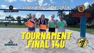 SR1 Volleyball Tournament 14U Final | September 21st 2024 | Kinsley/Shaza vs Eva/Madelyn