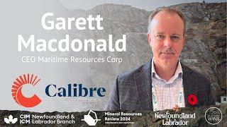 Garett Macdonald | CEO Maritime Resources Corp.