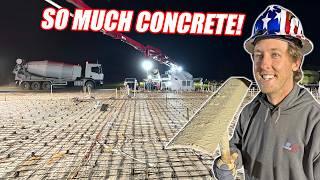 Airport Dream House Ep.3 - Massive 2am Concrete Pour, Well Digging, Underground Plumbing/Electric