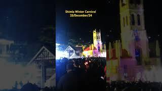 Shimla Winter Carnival 25/December/24 #shimlamallroad #shimlatourism #shorts #shimla