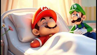 Mario's SURPRISING Death - Lego Luigi enter the Nintendo Switch to save Mario! Mario Story